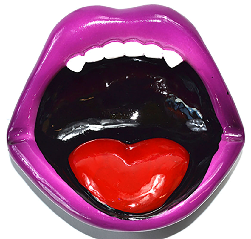 (image for) 3" Vampire Lips Stick Incense holder