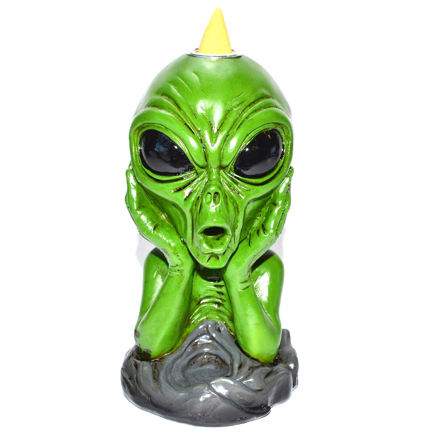 (image for) 6" Alien backflow incense burner