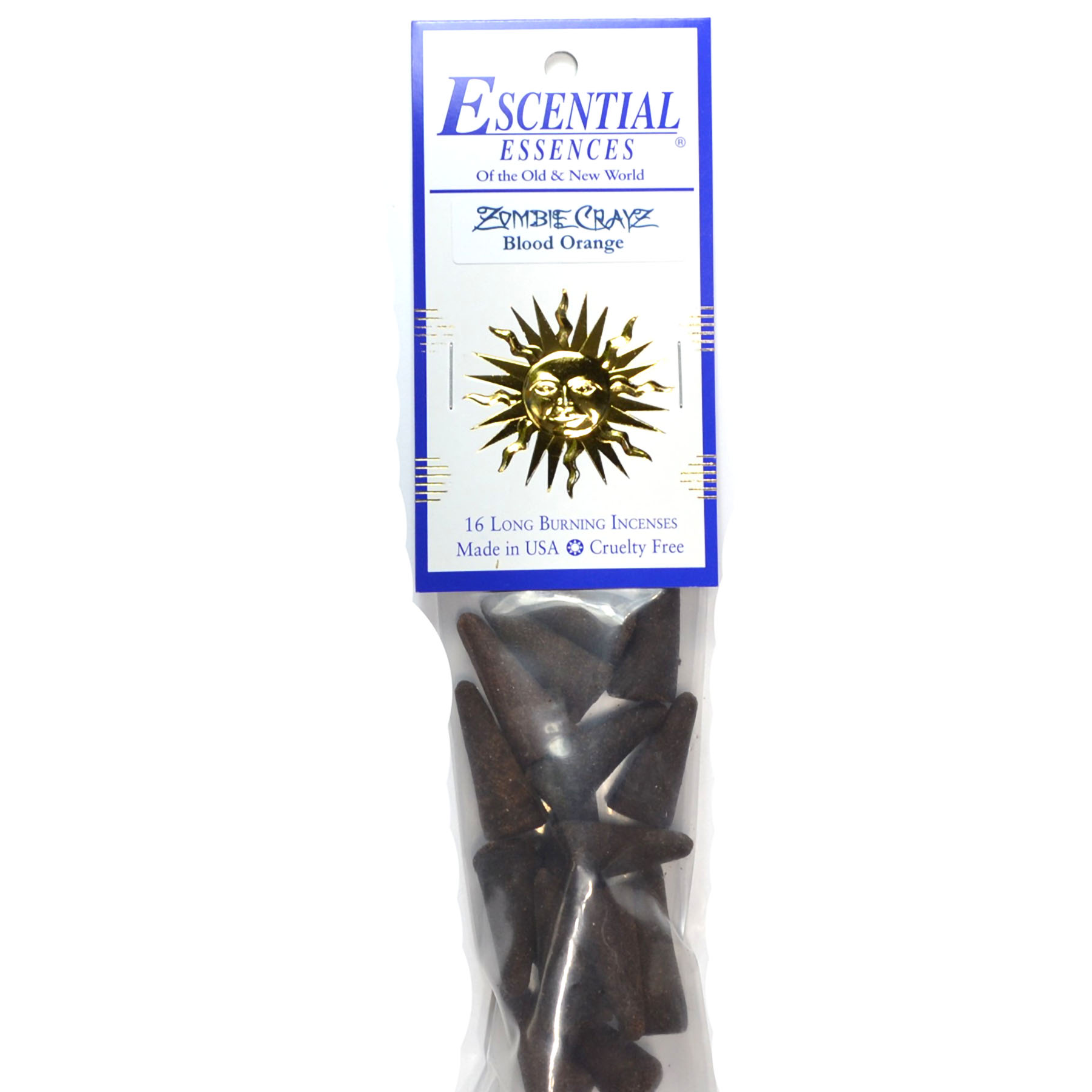 (image for) 16/pk Zombie Crayz escential essences incense cones