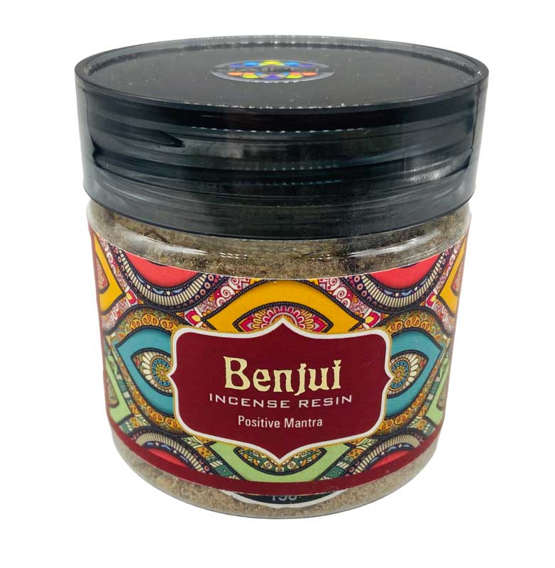 (image for) 100g Positive Mantra (benzoin) resin jar