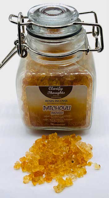 (image for) 3.0oz Clarify Thoughts (patchouli) resin jar