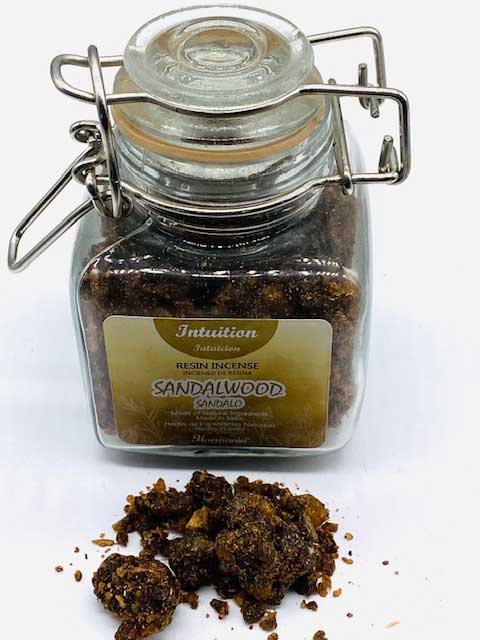 (image for) 3.0oz Intuition (sandalwood) resin jar - Click Image to Close