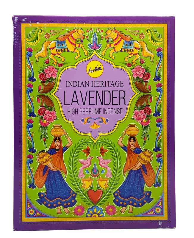 (image for) 15 gm Lavender incense sticks indian heritage - Click Image to Close