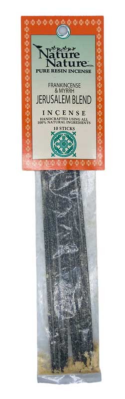 (image for) Frankincense & Myrrh Jerusalem Blend stick 10 pack nature nature - Click Image to Close