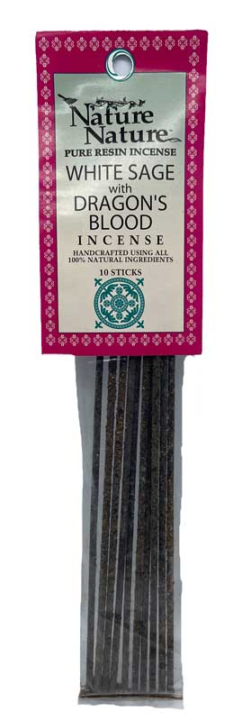 (image for) White Sage & Dragon's Blood stick 10 pack nature nature