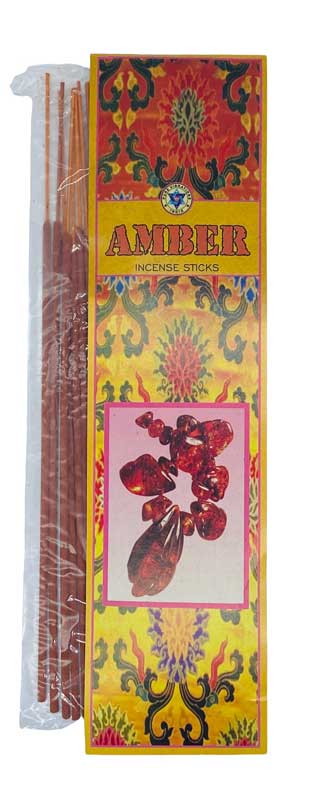 (image for) 20 Amber incense sticks pure vibrations - Click Image to Close