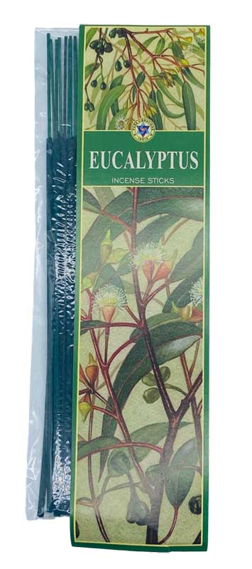 (image for) 20 Eucalyptus incense sticks pure vibrations - Click Image to Close