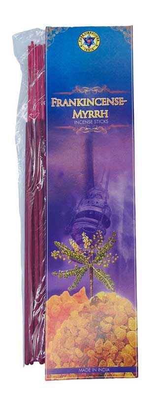 (image for) 20 Frankincense & Myrrh incense sticks pure vibrations - Click Image to Close