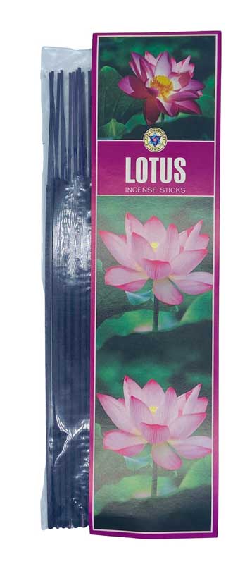 (image for) 20 Lotus incense sticks pure vibrations - Click Image to Close