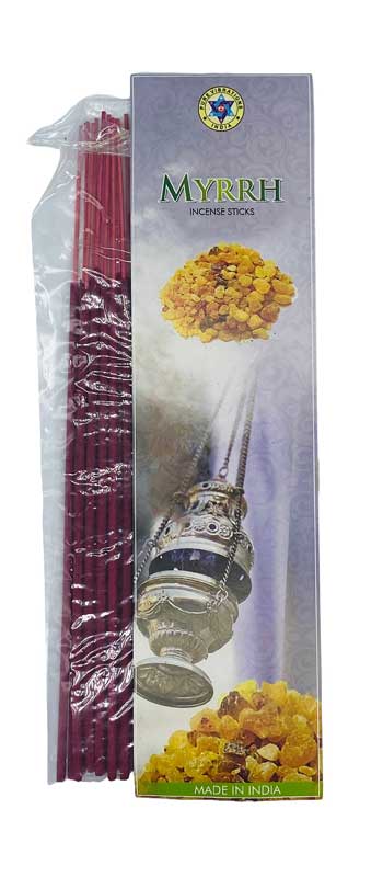 (image for) 20 Myrrh incense sticks pure vibrations - Click Image to Close