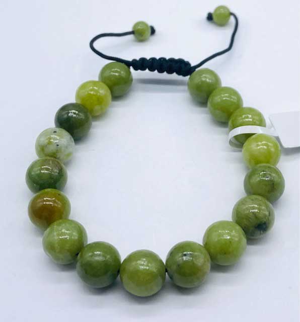 (image for) 10mm Jade, Chinese bracelet
