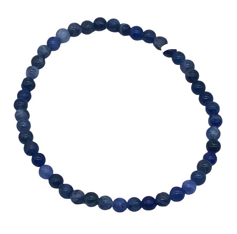 (image for) 4mm Sodalite bracelet - Click Image to Close