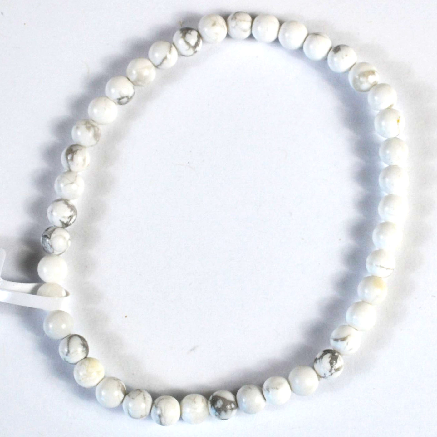 4mm Howlite, White (image for) 4mm Howlite, White