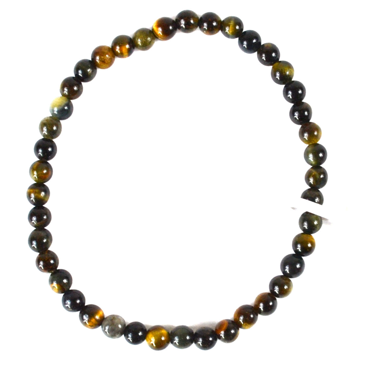 (image for) 4mm Tiger Eye, Blue