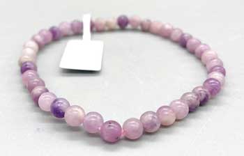 (image for) 4mm Lepidolite bracelet - Click Image to Close