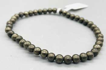 (image for) 4mm Pyrite bracelet