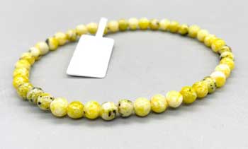 (image for) 4mm Turquoise, Yellow bracelet