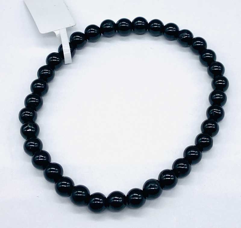 (image for) 5mm Tourmaline, Black bracelet