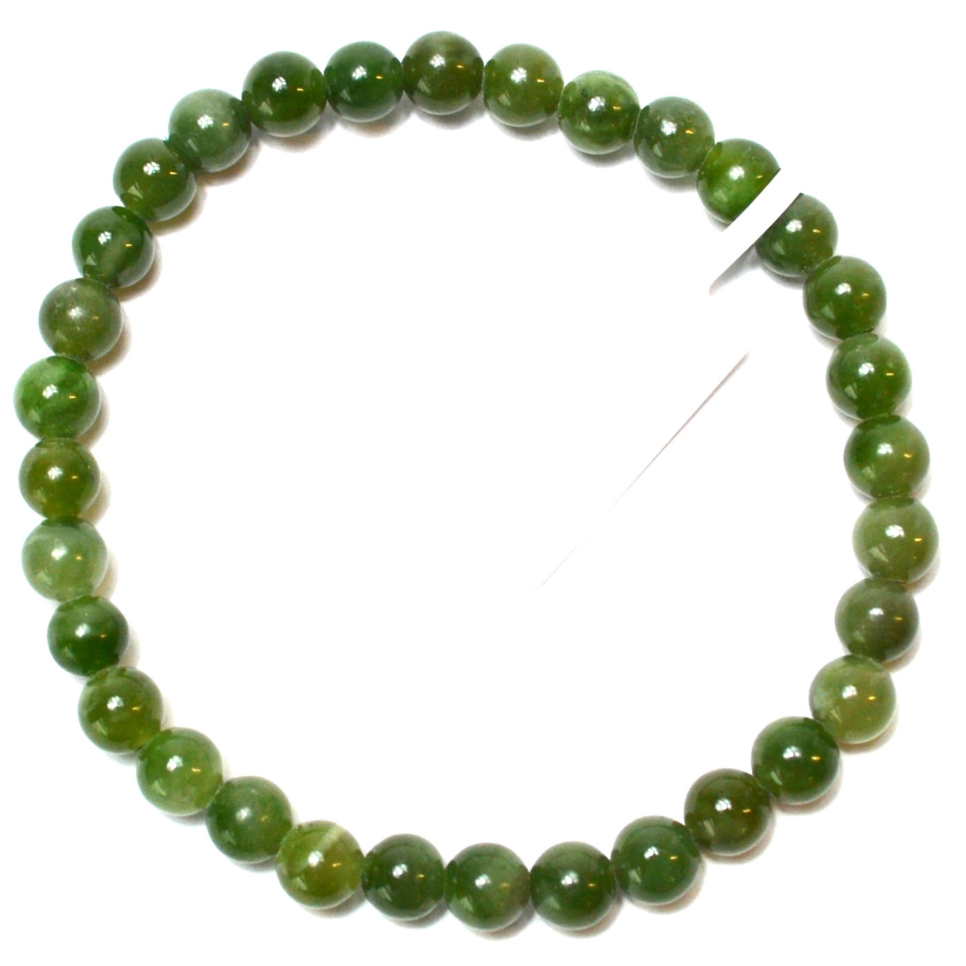 (image for) 6mm Nephrite Jade bracelet