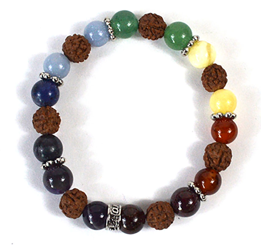 (image for) 8mm 7 Chakra Rudraksha