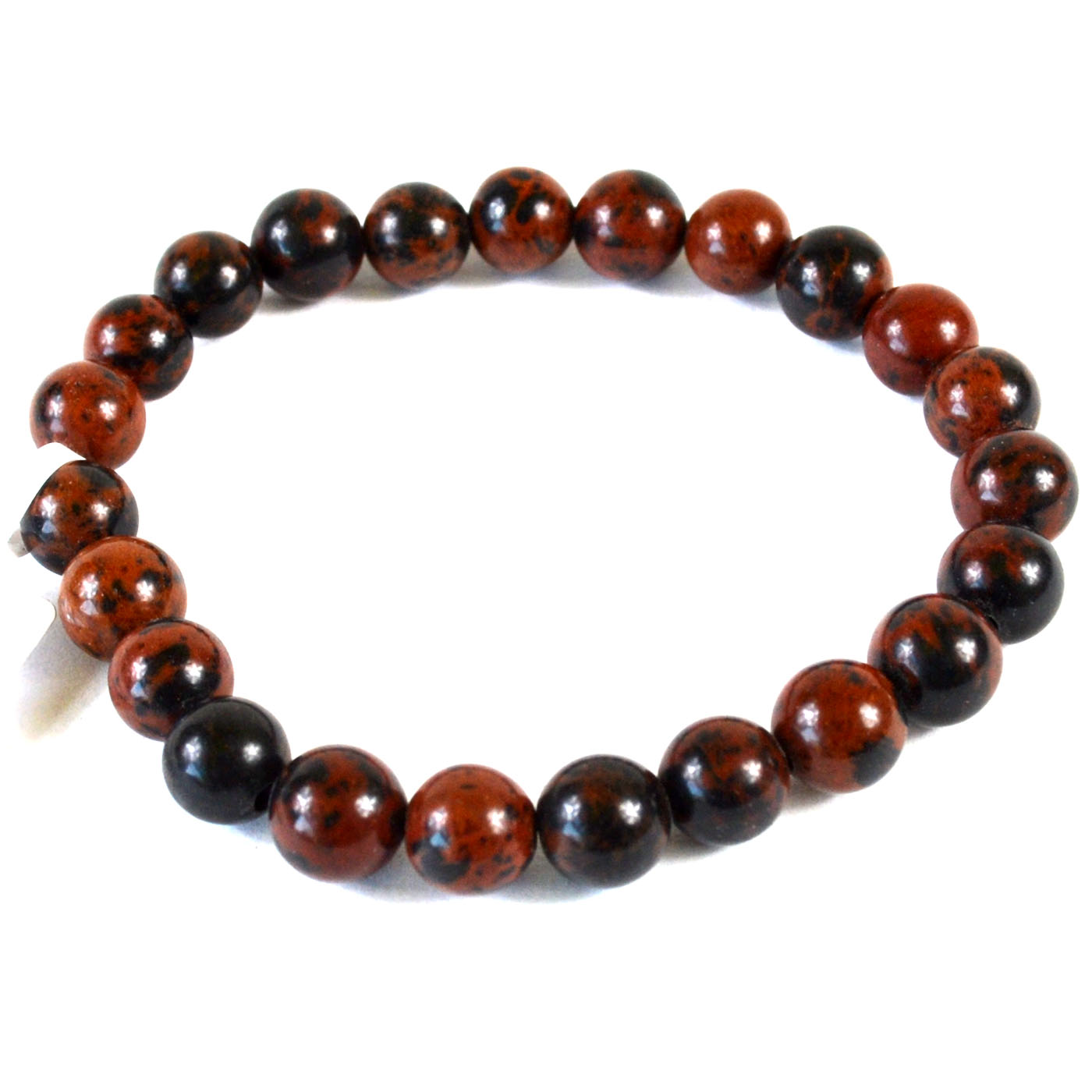 (image for) 8mm Mahogany Obsidian bracelet