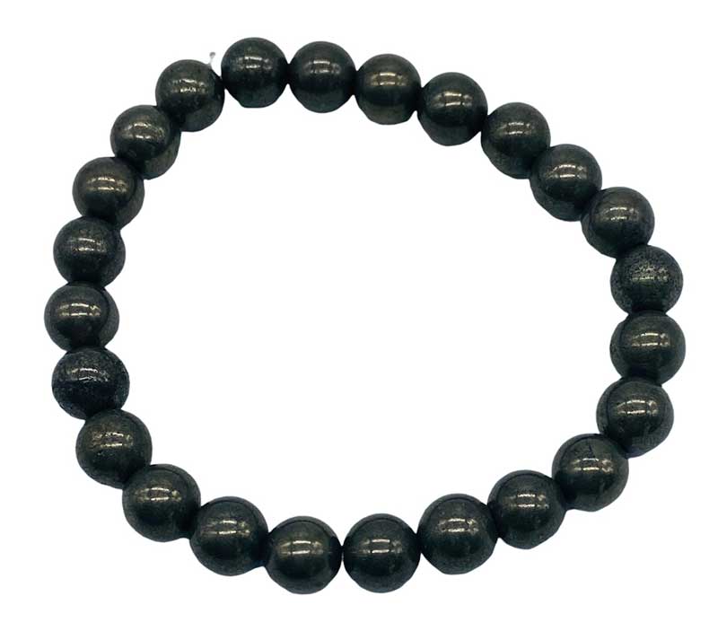 (image for) 8mm Pyrite bracelet