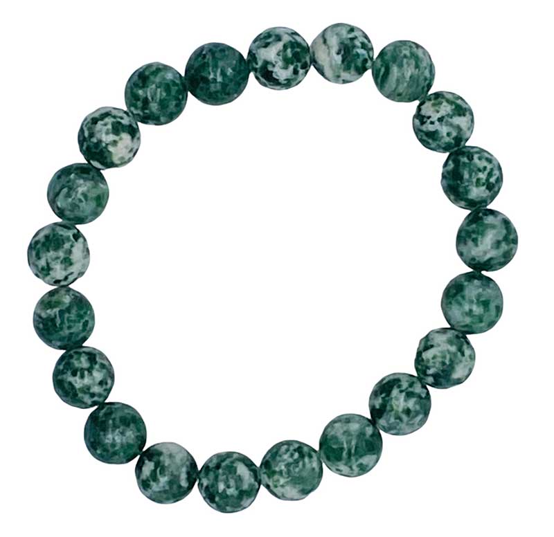 (image for) 8mm Sanks Dragon Jade bracelet - Click Image to Close