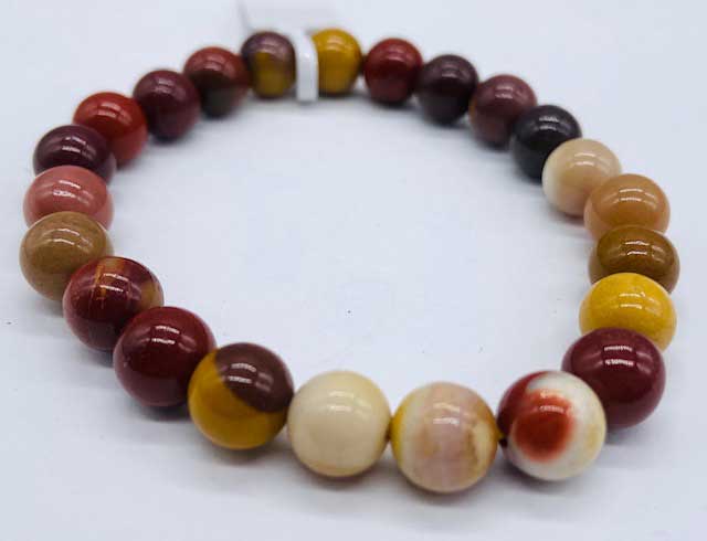 (image for) 8mm Mookaite bracelet - Click Image to Close