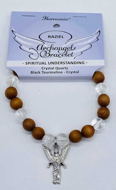 (image for) 8mm Archangel Raziel Spiritual Understanding bracelet - Click Image to Close