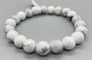 (image for) 8mm Howlite bracelet