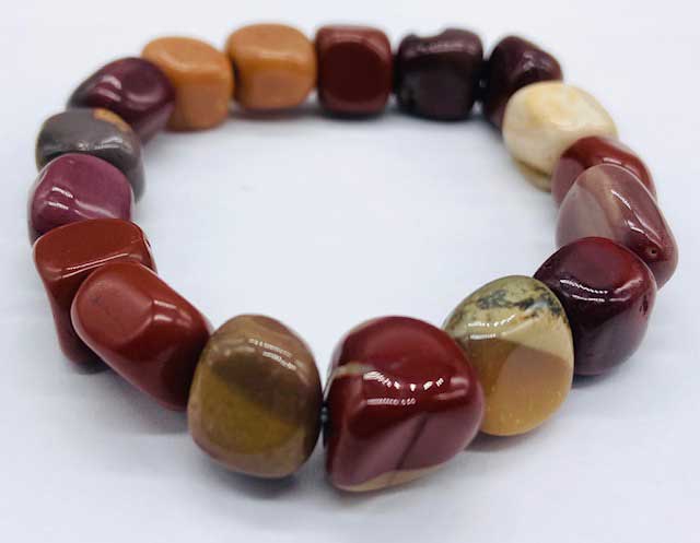 (image for) Mookaite gemstone bracelet - Click Image to Close