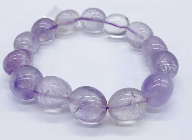 (image for) Amethyst gemstone bracelet
