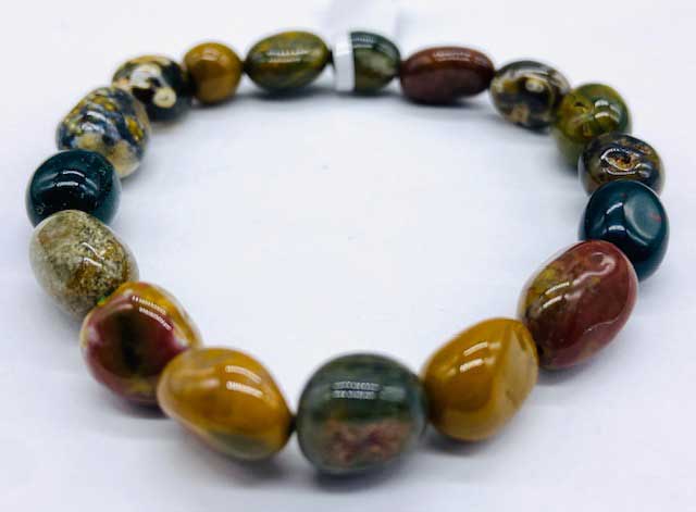 (image for) Jasper, Ocean gemstone bracelet - Click Image to Close