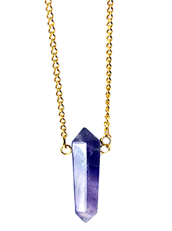 (image for) Amethyst double terminated W/ chain