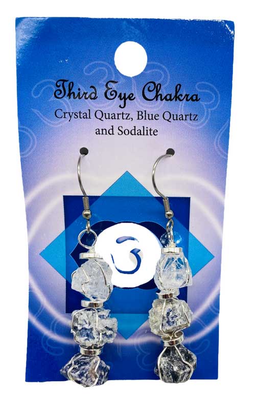 (image for) Third Eye chakra earrings