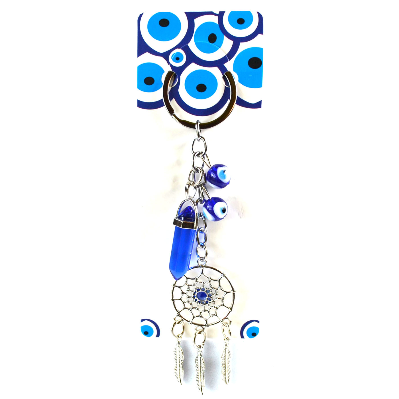 (image for) Dreamcatcher W/ Point evil eye keychain