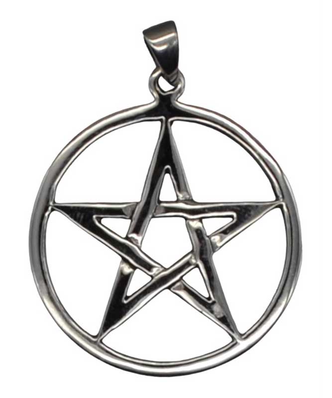 (image for) 1 1/8" Pentagram sterling