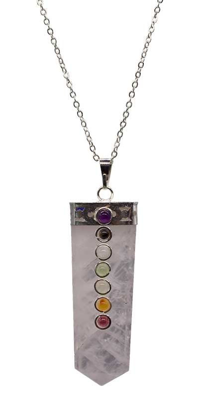 (image for) Rose Quartz Chakra necklace