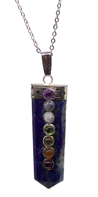 (image for) Lapis Chakra necklace - Click Image to Close