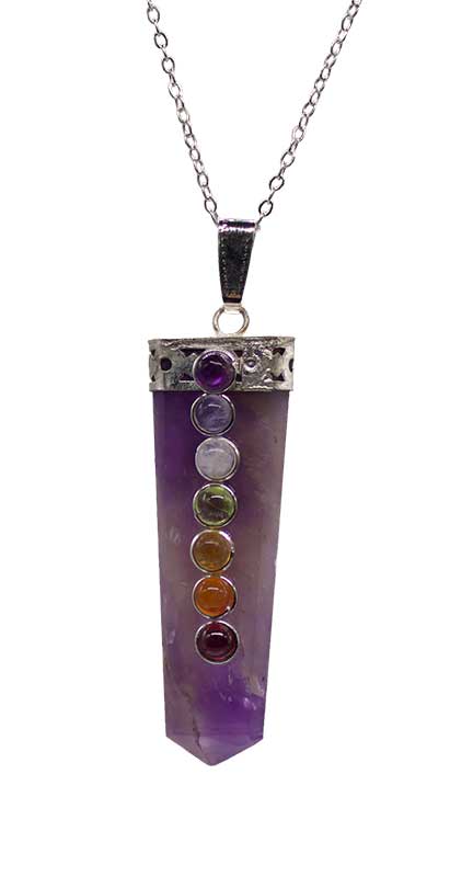 (image for) Amethyst Chakra necklace