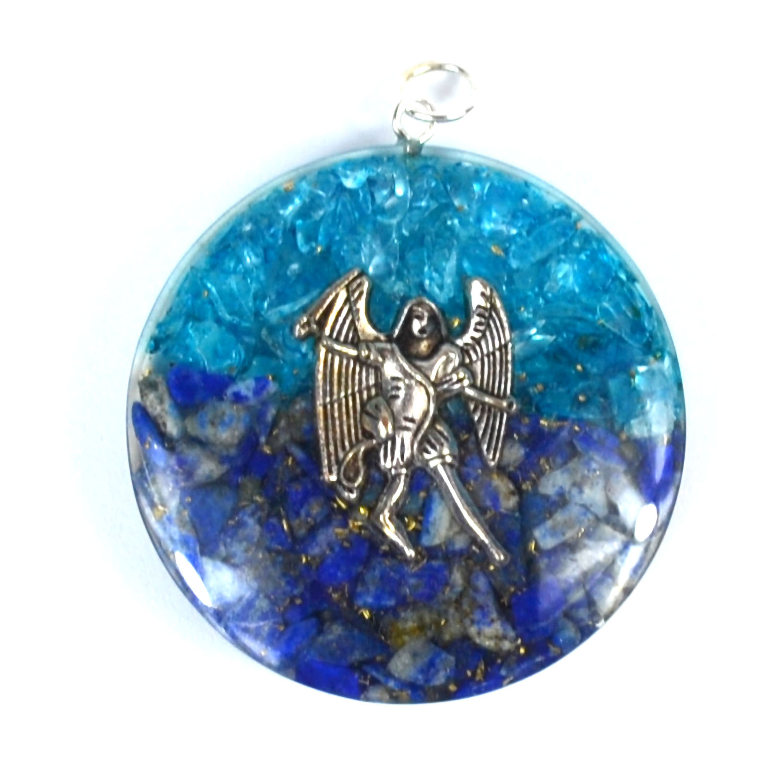 (image for) 1 3/4" Mikael Blue Topaz/Sodalite orgone