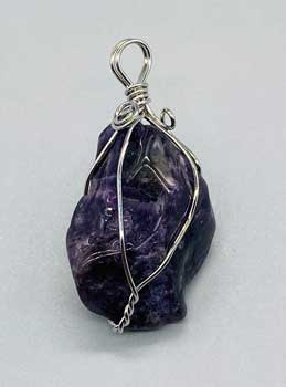 (image for) Amethyst wire wrapped