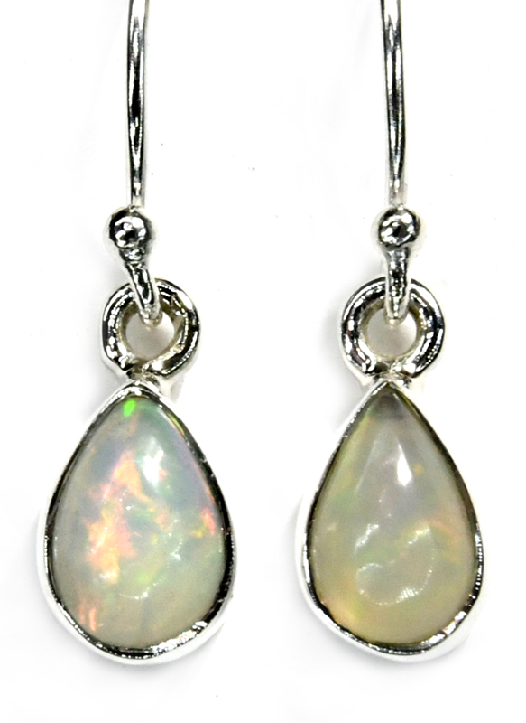 (image for) Ethiopian Opal earrings - Click Image to Close
