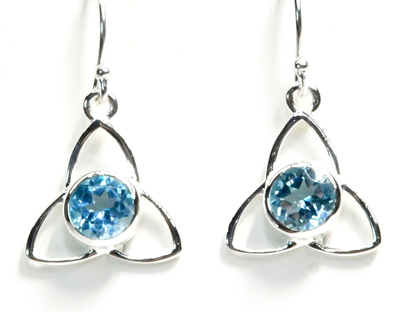 (image for) Blue Topaz earrings
