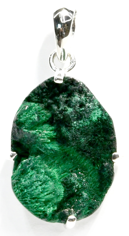 (image for) Malachite Fiber pendant