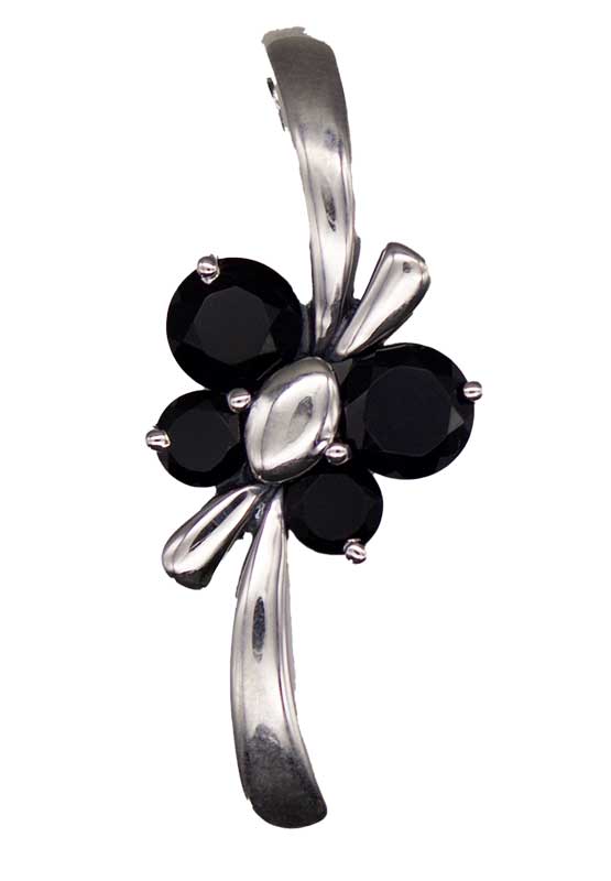 (image for) Butterfly Black Onyx pendant - Click Image to Close