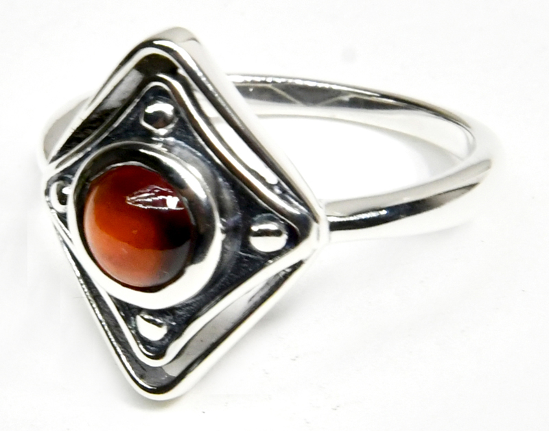 (image for) size 7 Hessonite ring