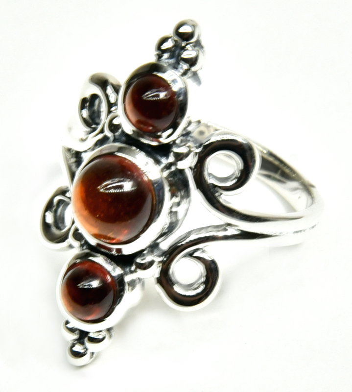 (image for) size 6 Hessonite ring