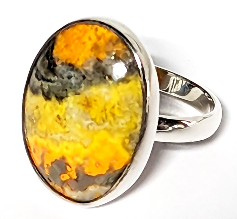 (image for) size 7 Mustard Jasper ring