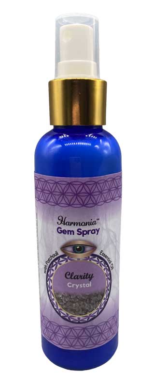 (image for) 150ml Clarity/ Quartz/ Patchouli gem spray - Click Image to Close